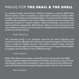 The Snail and the Shell  – 70 Faces of God, World & Self by Rabbi Alex Braver